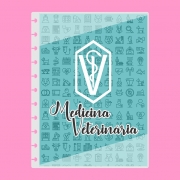 Capa de Disco Infinito Sistema Inteligente Amor Infinito Cadernos Profissão - Medicina Veterinária 01