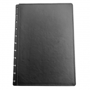 Capa Dura de Caderno de Disco Infinito Sistema Inteligente Coleção - Color Clássico - Mistério Black