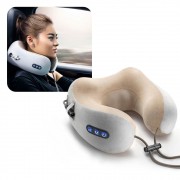 Almofada Massageador Pescoço Massagem Bateria USB Relaxante Anti Estresse