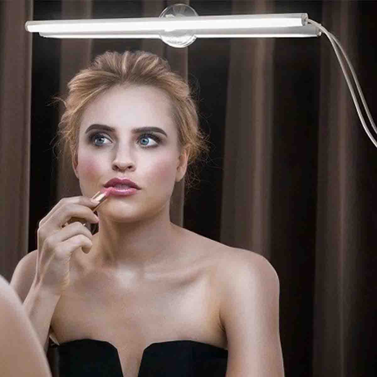 Bastao Led Slim Luminaria Espelho Camarim Maquiagem Estudos Arandela Studio Iluminaçao Branco Frio Resistente