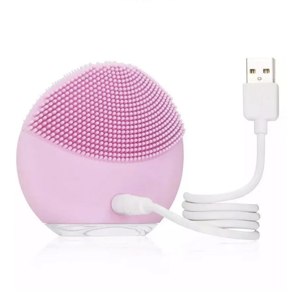 Esponja Massagedora Eletrica Limpeza Facial Mini USB Kit 10 Uni relaxamento