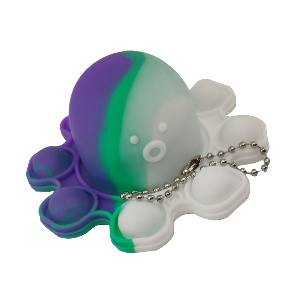 Fidget Toy Pop It Polvo Chaveiro Alivia Estresse Ansiedade Kit 2 Uni Sensorial