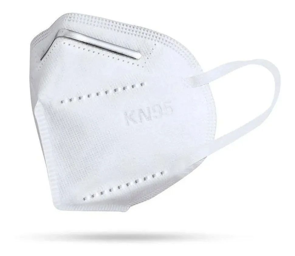 Mascara KN95 Kit 5 Uni Respiratoria Profissional Proteção PFF2 Respirador EPI N95