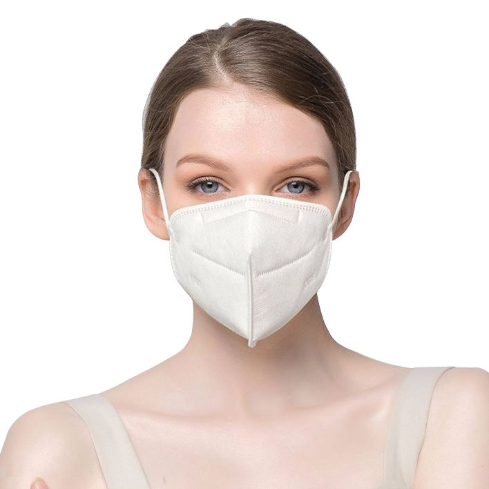 Mascara KN95 Kit 5 uni. Reutilizável Proteção Profissional Respiratoria PFF2 Respirador EPI