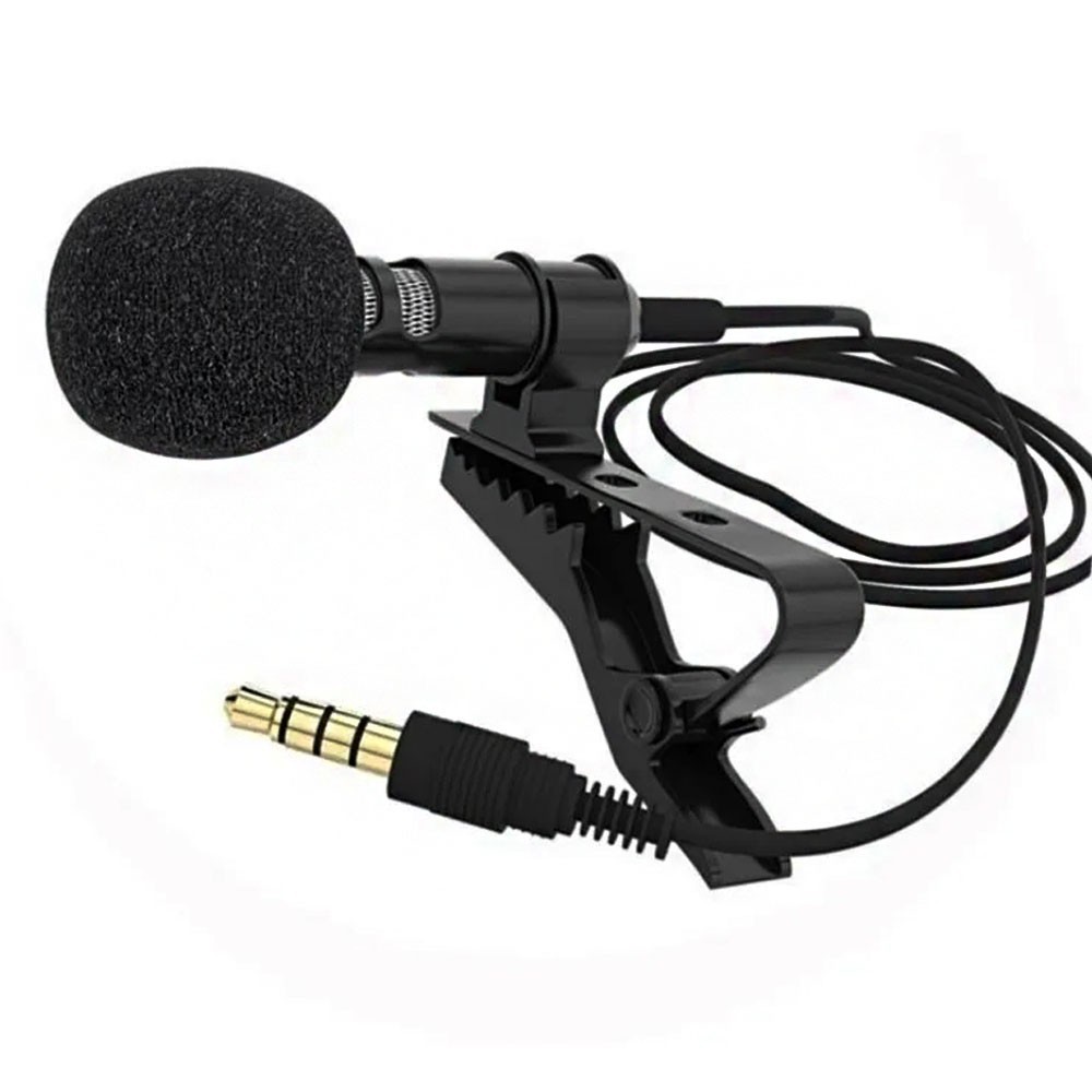 Microfone de Lapela Profissional Celular Palestra Evento Youtuber Jornalista Reportagem Professor Gravaçao Audio Smartphone