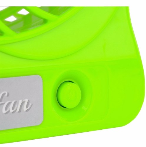 Mini Ventilador Portátil com Bateria Carregavel  Usb para Notebook e Pc Verde (JA90394-Verde)