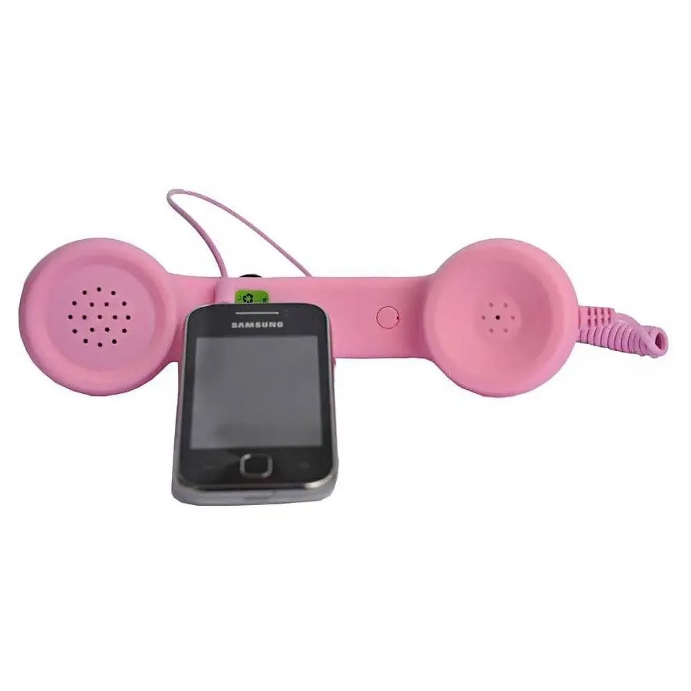 Monofone Pop Phone Microfone Kit 4 Und Ligaçao Chamada Ligaçao Celular Telefone Portatil Audio Smartphone Movel P2