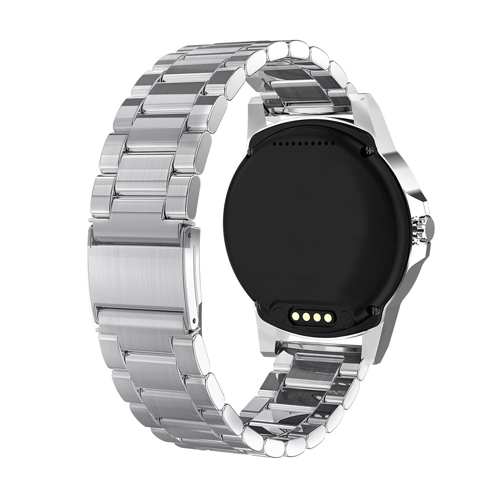Pulseira Relogio Smartwatch Aço Inox 3 Elos Smartband inteligente band