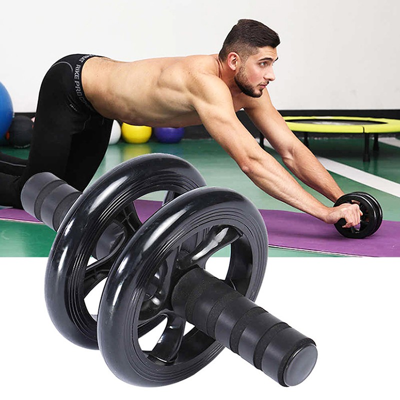 Rolo de Exercicio Fisico Roda Abdominal Fitness Funcional Lombar Musculos