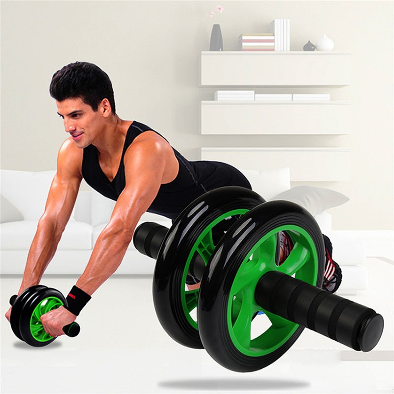 Rolo de Exercicio Fisico Roda Abdominal Fitness Musculos Funcional Lombar