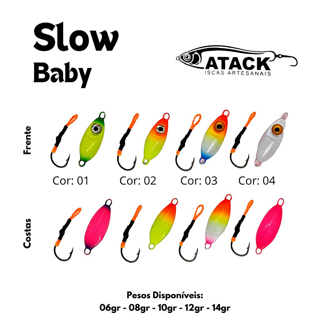 Isca Jumping Jig Slow Baby - Atack Iscas