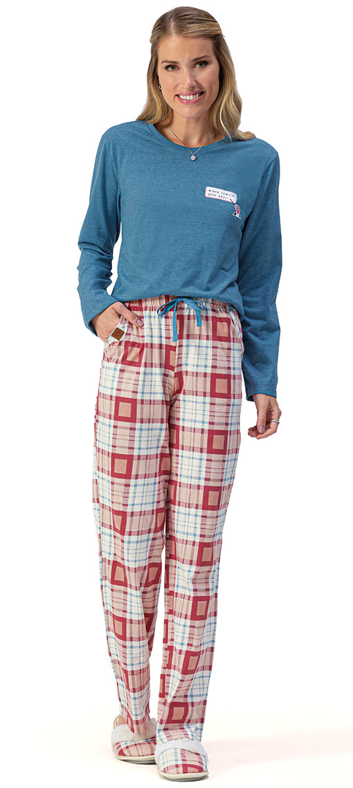 Pijama Xadrez Longo Lua Encantada 10100085