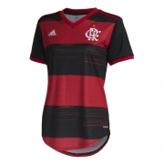 Camisa Flamengo I Feminina 20/21 s/nº Torcedor Adidas