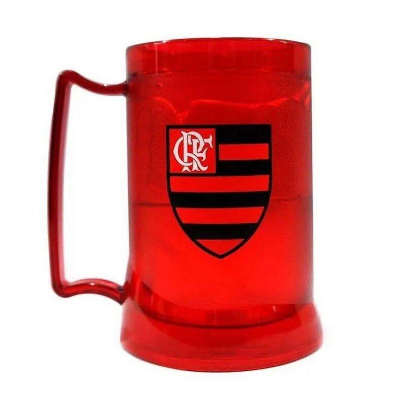 Caneca Gel Flamengo Escudo CRF - Vermelho