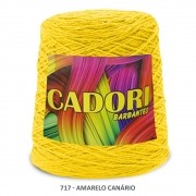 kit 3 Barbante Cadori N06 - 700m Amarelo Canario