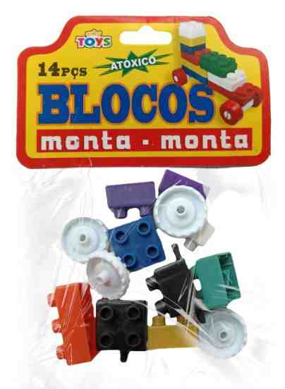 BLOCO DE MONTAR 14 PCS - Foto 1