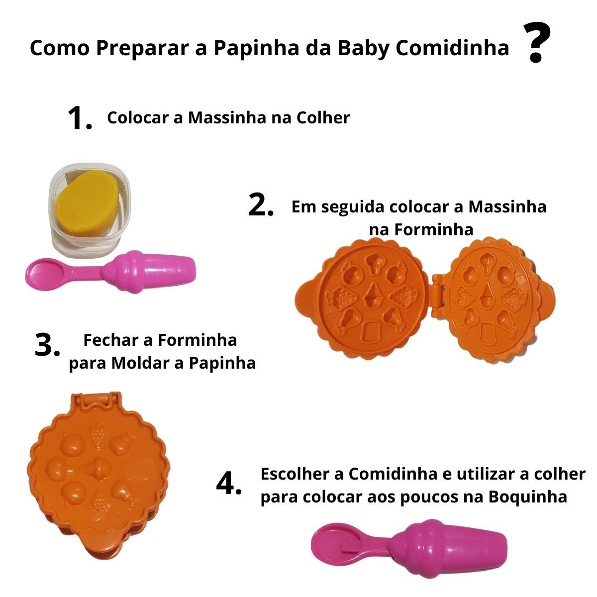 Boneca Baby Come Comidinha E Faz Caquinha Babys Collection Alive Oferta Super Toys