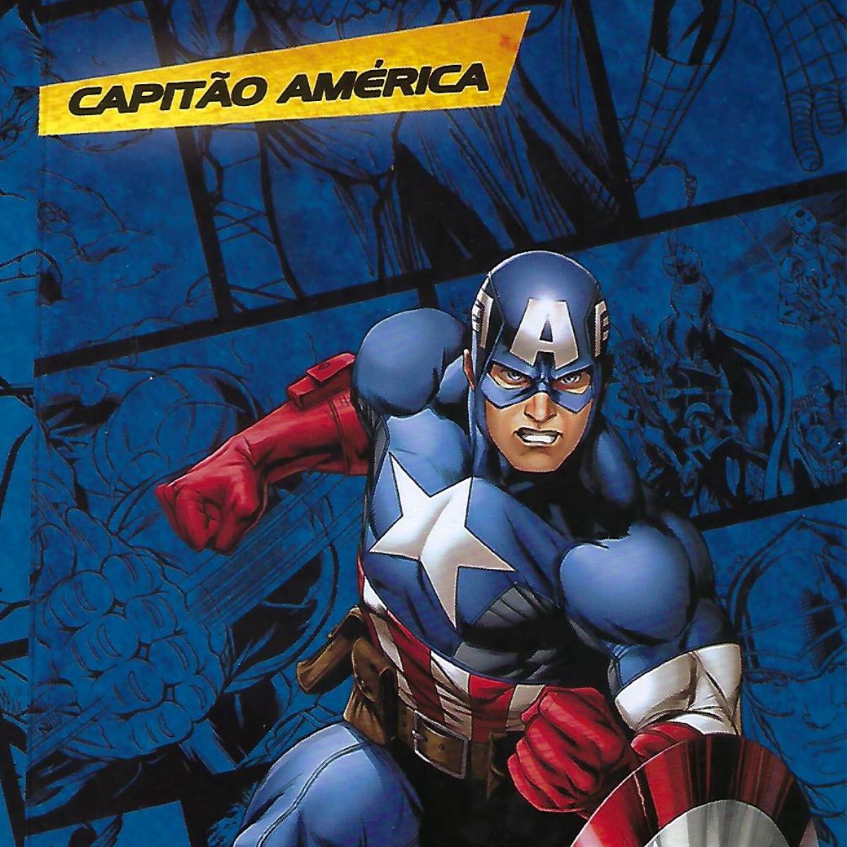 Boneco Super Herói Articulado Marvel Capitao America All Seasons 22cm
