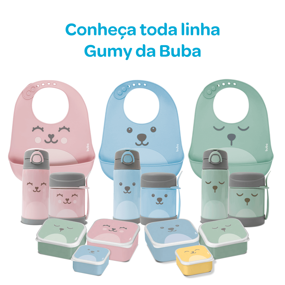 Kit 3 potinhos Gumy Buba