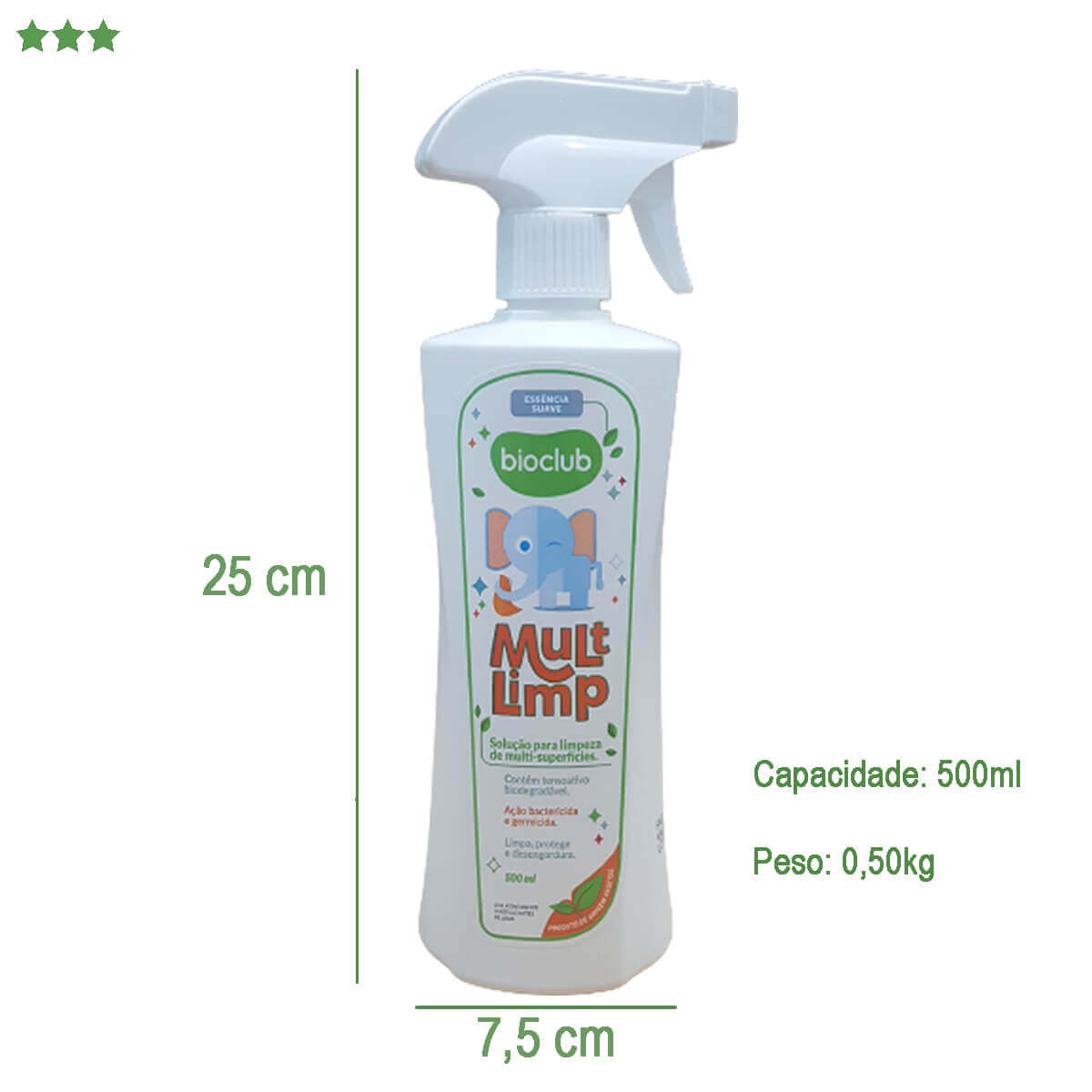 Spray Mult Limpeza de Superfícies Limp Bioclub