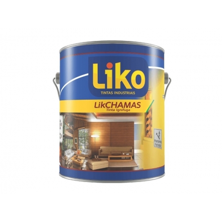 Verniz Incolor Anti-chamas Fosco 3,6L Liko com Laudo para PPCI