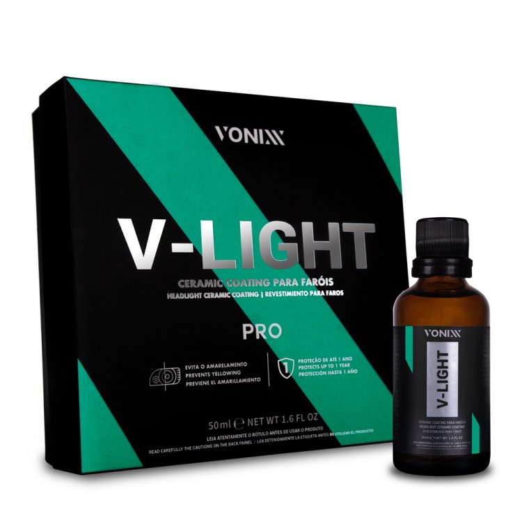 Vitrificador Revestimento para Faróis V-Light 50ml Vonixx
