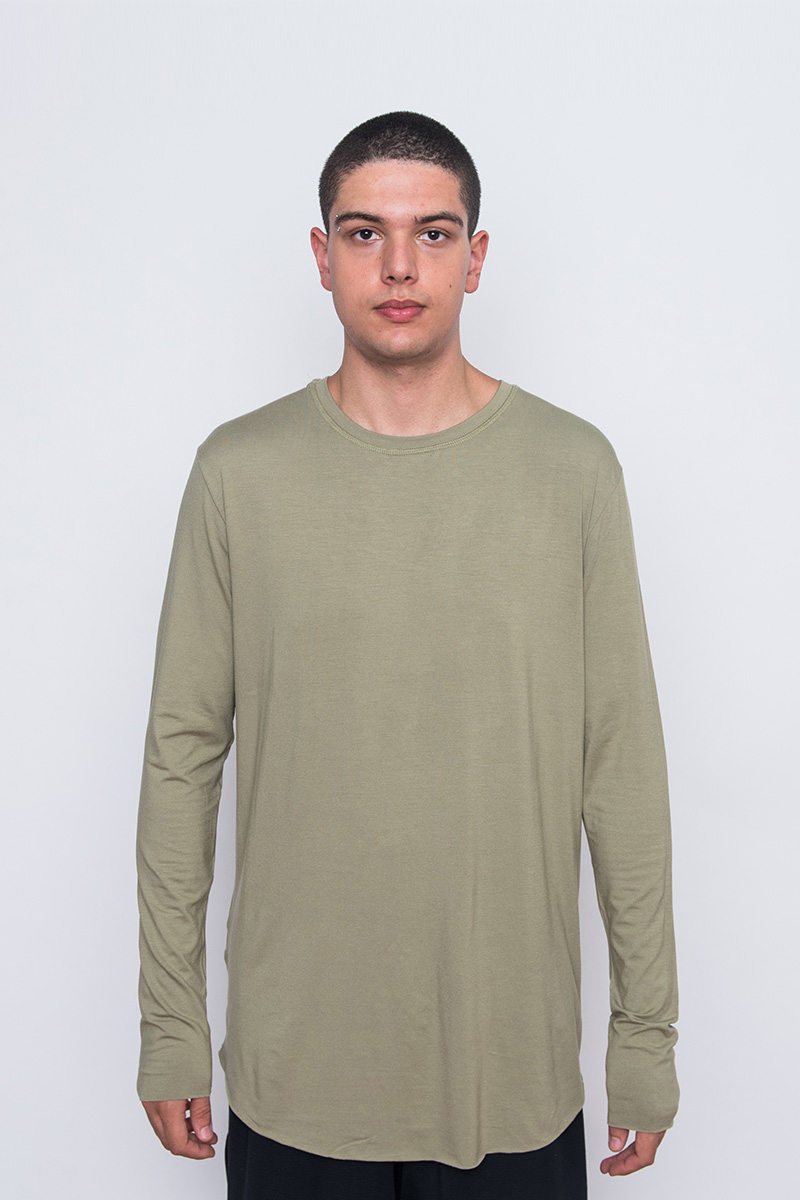 camiseta jumper - olive