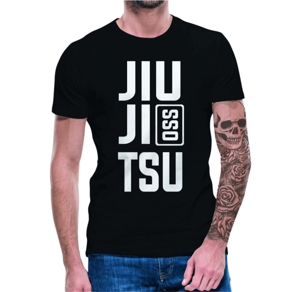 Camiseta Jiu Jitsu OSS Preta
