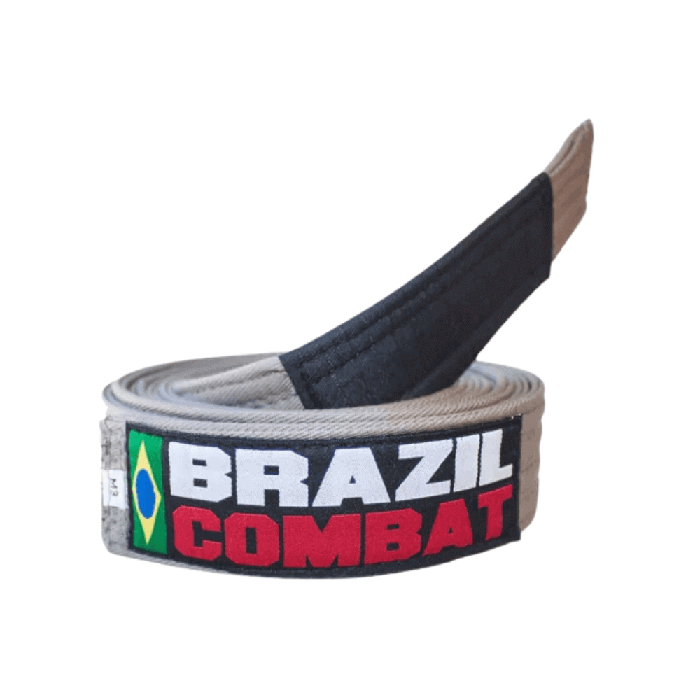 Faixa Jiu Jitsu Cinza Ponta Preta Brazil Combat