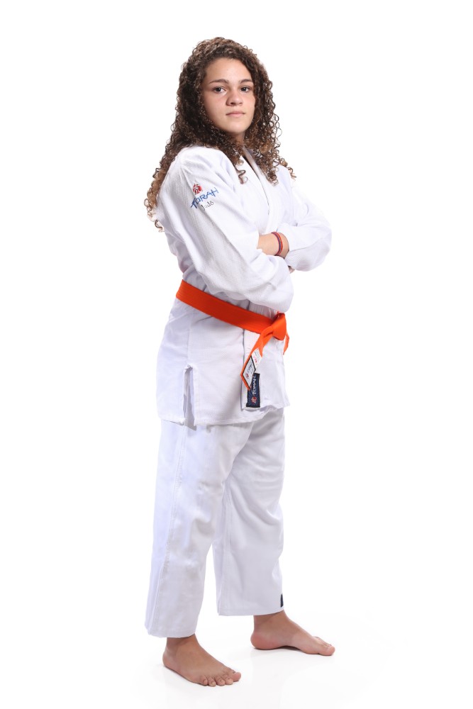 Kimono Judo Branco Trançado Mirim Torah