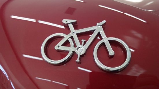 Emblema Ictus Bicicleta Cromado com Imã