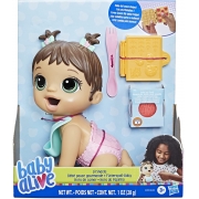 Baby Alive - Hora da Papinha Lil Snacks Morena - Hasbro F2618