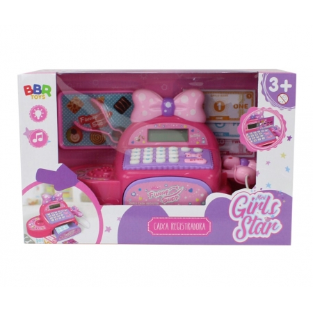 Caixa Registradora Infantil Mini Girls Star - BBR Toys R2972