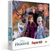 Frozen 2 Super Kit Quebra Cabeça - Memoria - Domino Toyster
