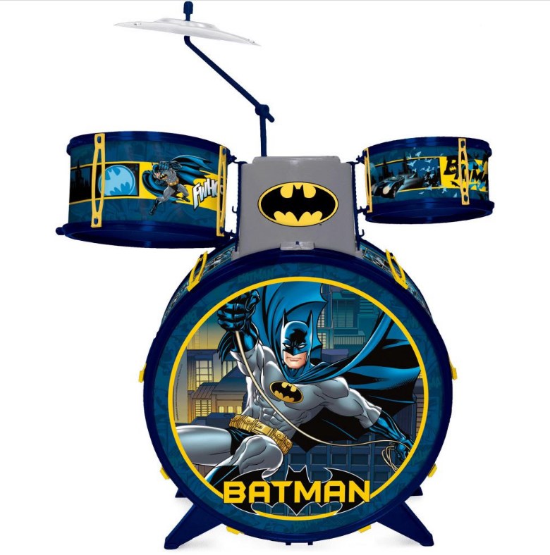 Bateria Infantil Batman Cavaleiro das Trevas - Fun