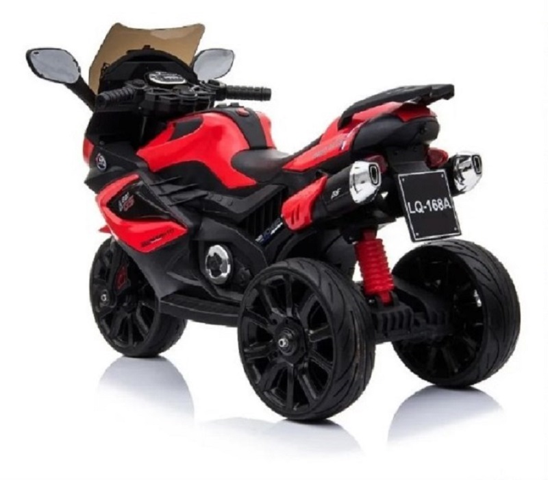 Mini veículo Moto Elétrica Infantil Vermelho - Baby Style
