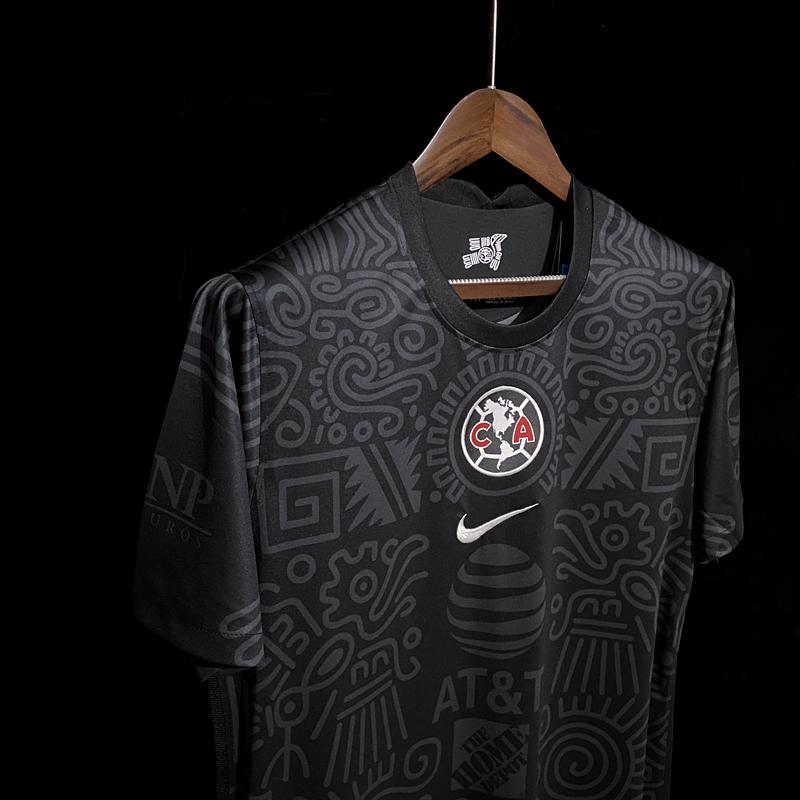 subtraction unknown chop Camisa América do Mexico Preta - Atacado Fut