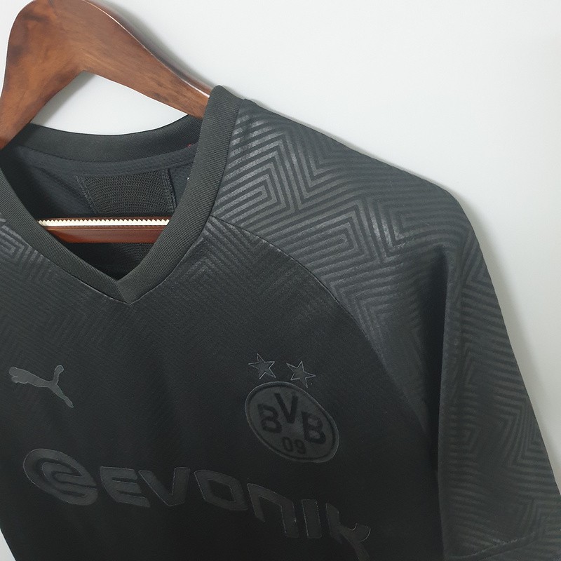 Camisa Borussia Dortmund Preta ALL BLACK 19/20 