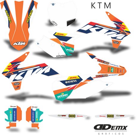 Kit Gráfico Motos Ktm Off-Road