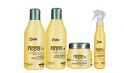 Detra Extreme Repair Kit Peq - Shampoo 280ml, Condicionador 280ml, Máscara 200g e Spray 125ml - R