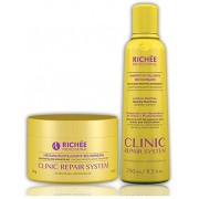 Richée Profissional Clinic Repair System Kit Shampoo e Máscara Revitalizante Bio Avançado - T