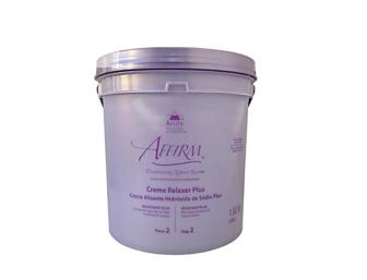 Avlon Affirm Creme Alisante Hidróxido de Sódio Resistente Plus 1,8 Kg - G