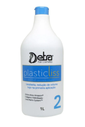 Detra Progressiva Plastic Liss Passo 2 Ativo Lisotratt 1000ml Escova de Colágeno - R