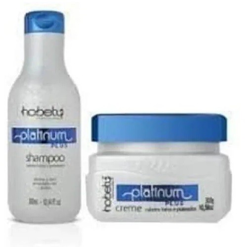 Hobety Kit Platinum Plus - Shampoo 300ml e Máscara 300g