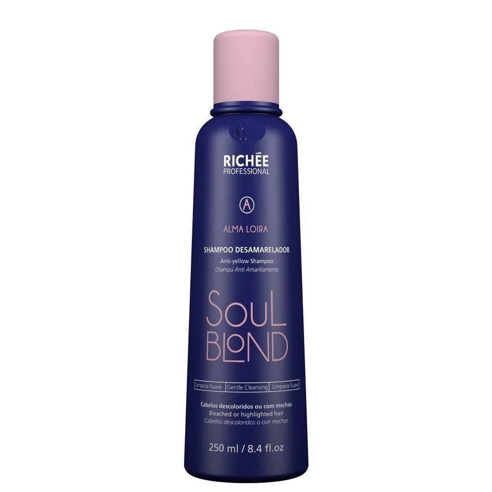 Richée Professional Soul Blond - Shampoo Desamarelador 250ml - T