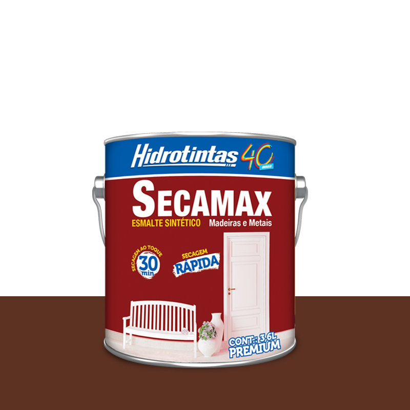 Tinta Esmalte Secamax 3,6L Conhaque Hidrotintas