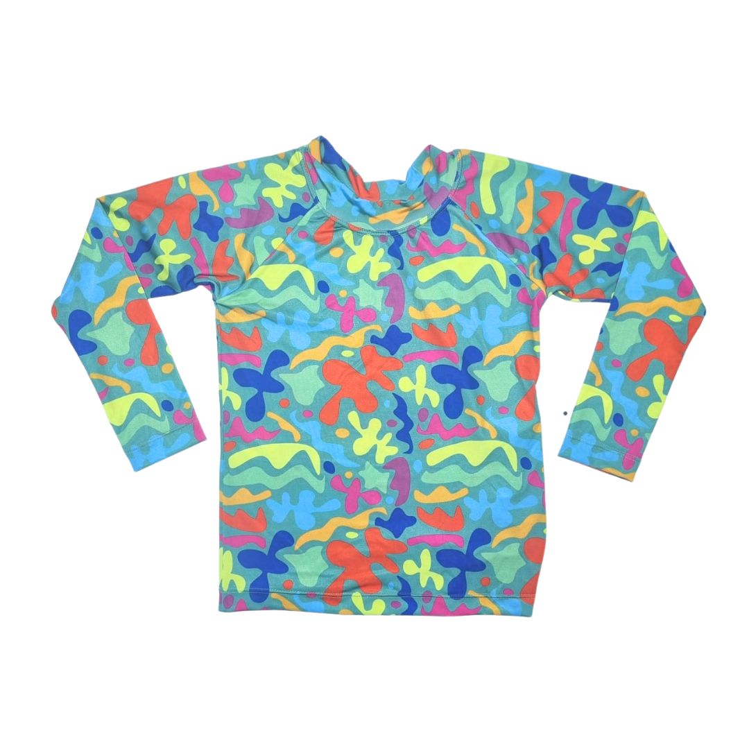 Camiseta de Proteção UPF50+ - Splash - Colab Ponky Kids e Banho Maria