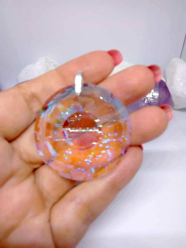 Pingente Cristal Mandala Boreal