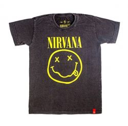 Camiseta Violeta Skate Rock Infantil - NIRVANA