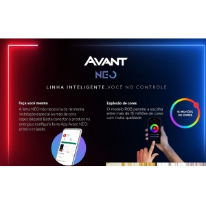 Kit 3 Lâmpadas Dimerizável Smart com RGB 10w APP Alexa 